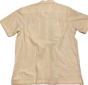 Izod Shirt Large Yellow Short Sleeve